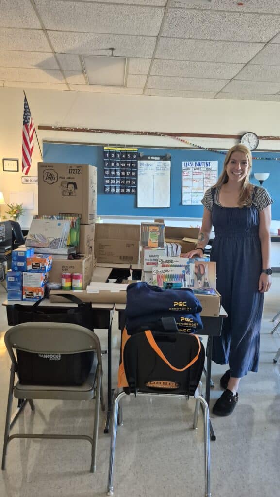 Back to School Drive 2025 - Supply Dropoff - Lewiston High School